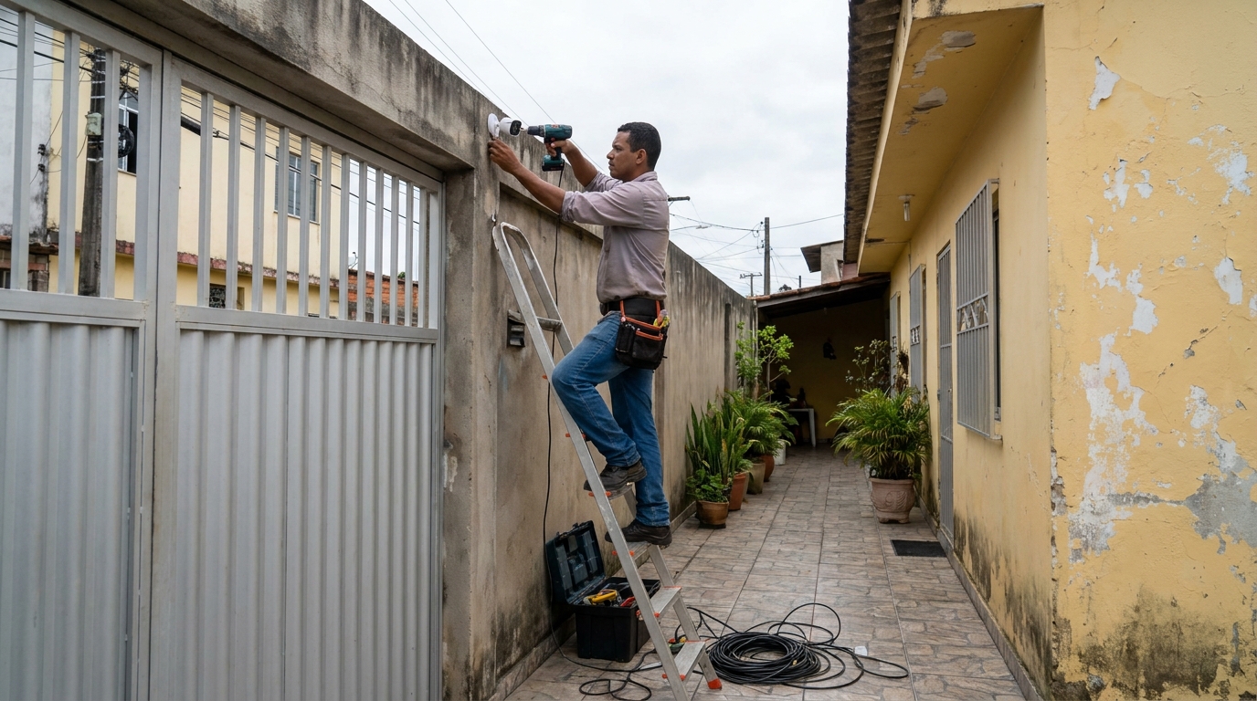 Instalacao de cameras de seguranca profissional em Manaus‑AM