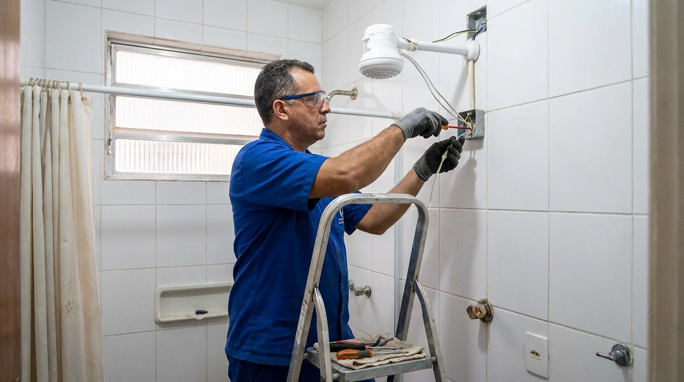Instalacao de chuveiro eletrico em Manaus‑AM