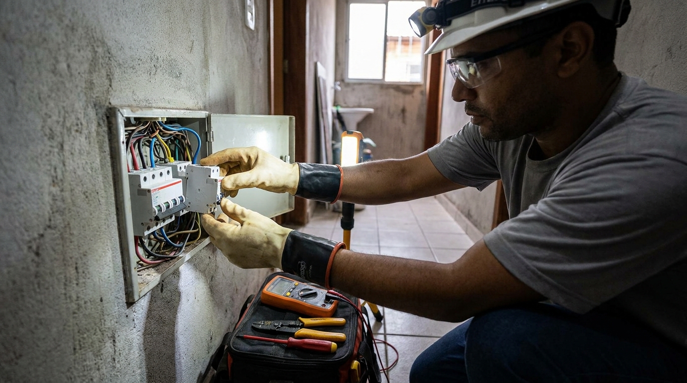 Instalacao de disjuntor profissional em Manaus‑AM