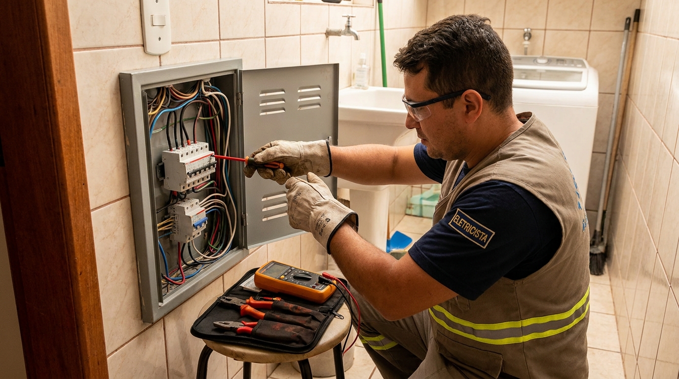 Instalacao de disjuntor residencial em Manaus‑AM
