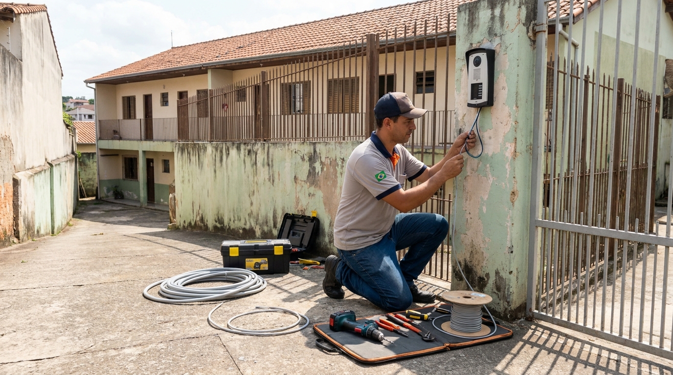 Instalacao de interfone residencial em Manaus‑AM