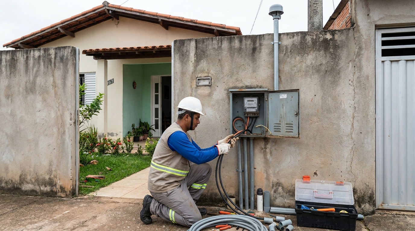 Instalacao de padrao de energia em Manaus‑AM